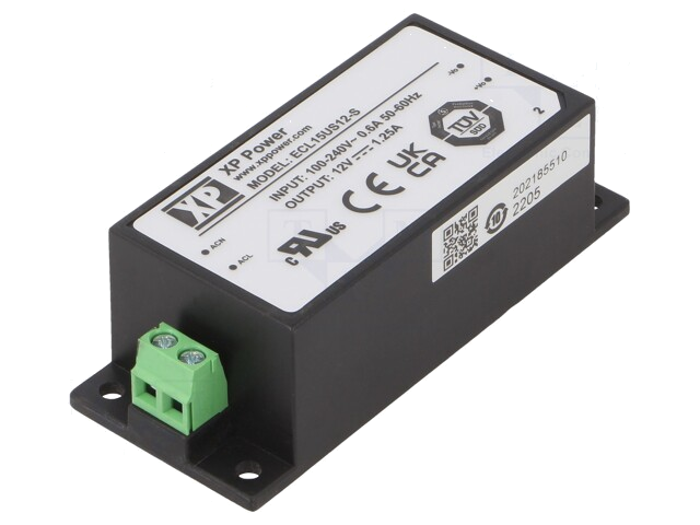 Voedingseenheid: schakelende; open; 15W; 120÷370VDC; 85÷264VAC Voedingseenheid: schakelende; open; 15W; 120÷370VDC; 85÷264VAC